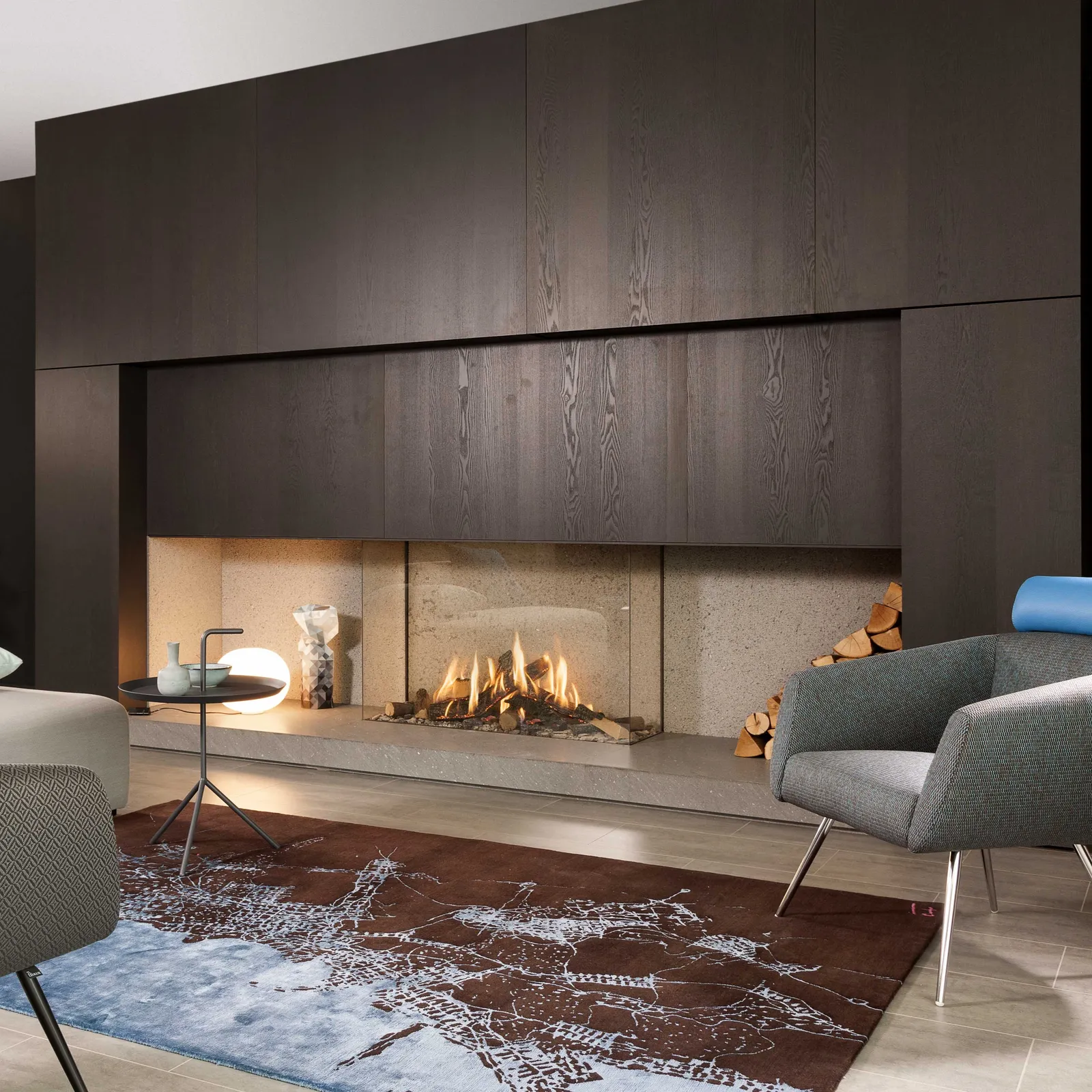 Kalfire GP115 75S 3 Sided Gas Fire