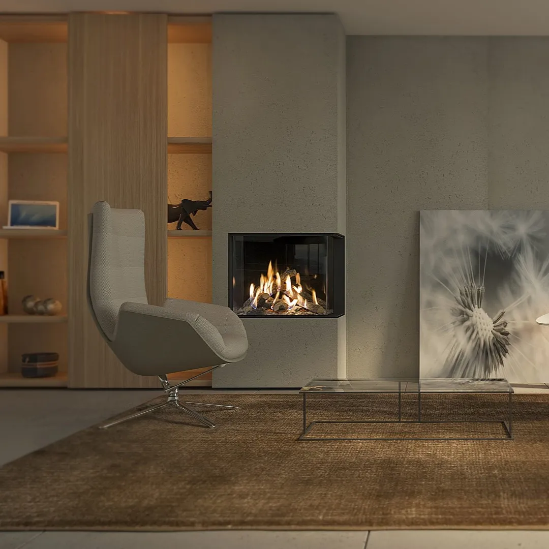 Kalfire GP65 55C Corner Gas Fire