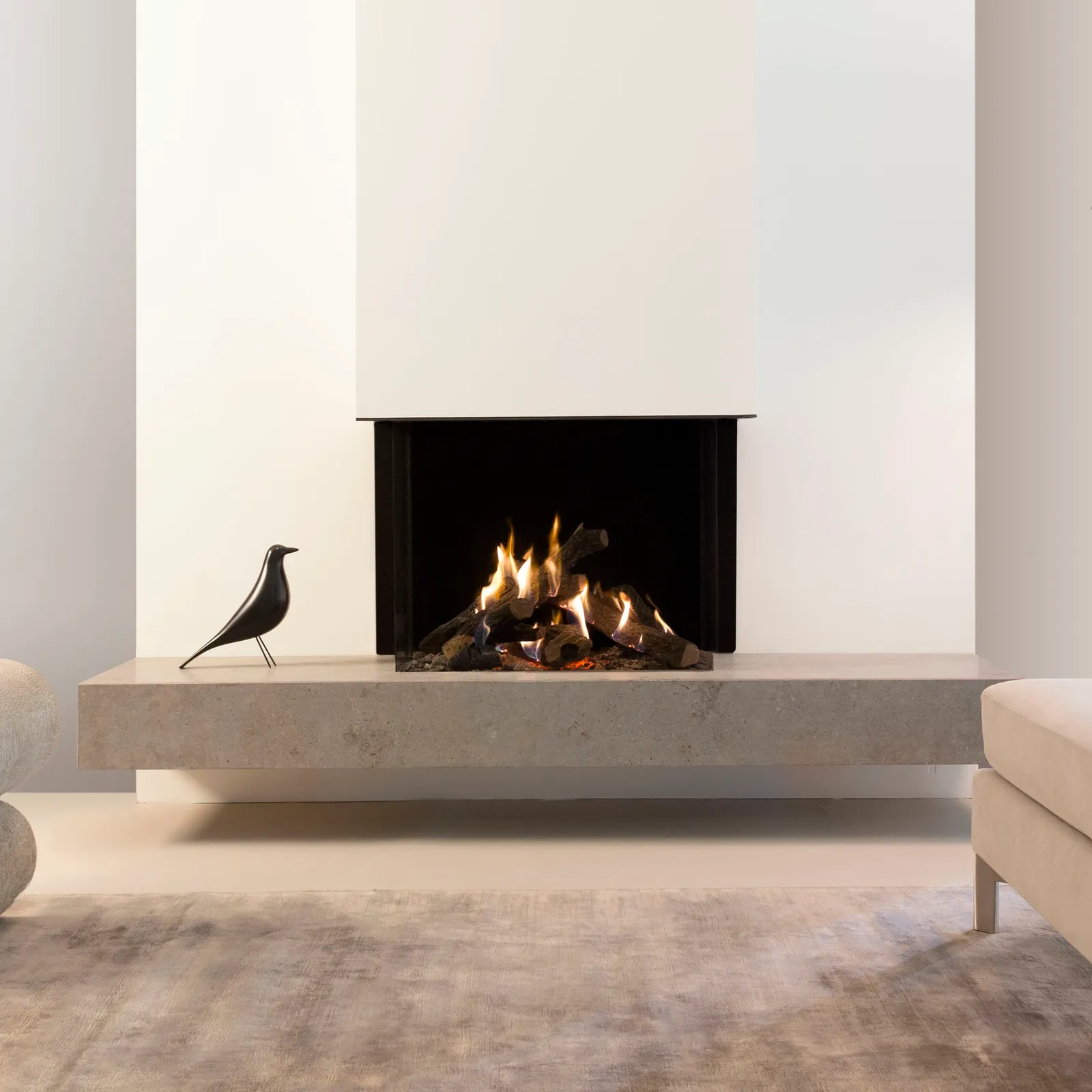 Kalfire GP70 75S 3 Sided Gas Fire