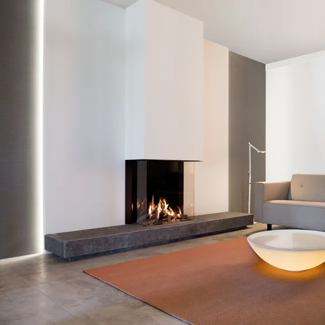 Kalfire GP70 75S 3 Sided Gas Fire
