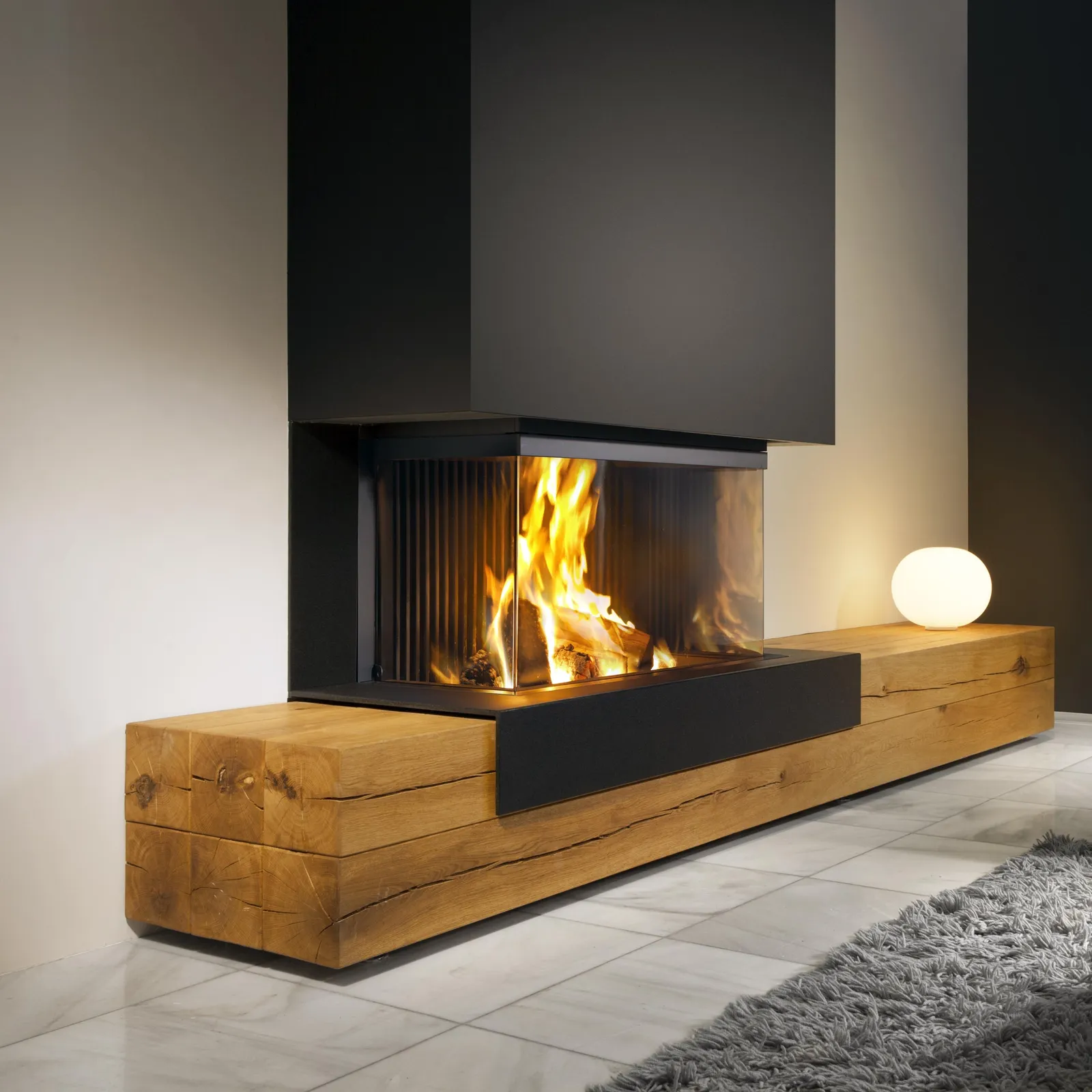 Kalfire W90/47S 3 Sided Wood Burner