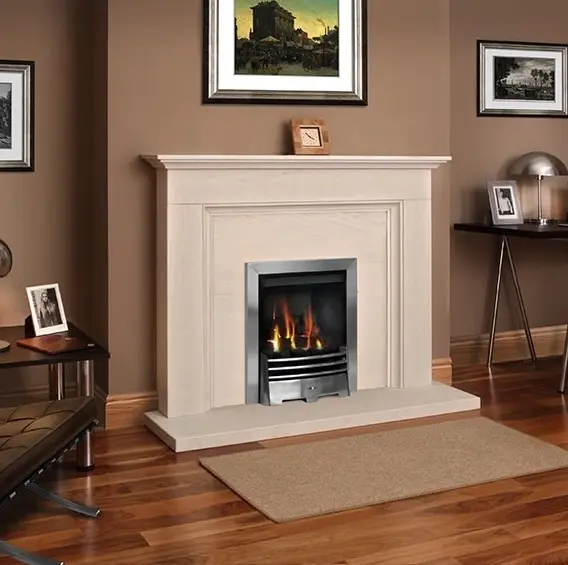Abingdon Limestone Fireplace