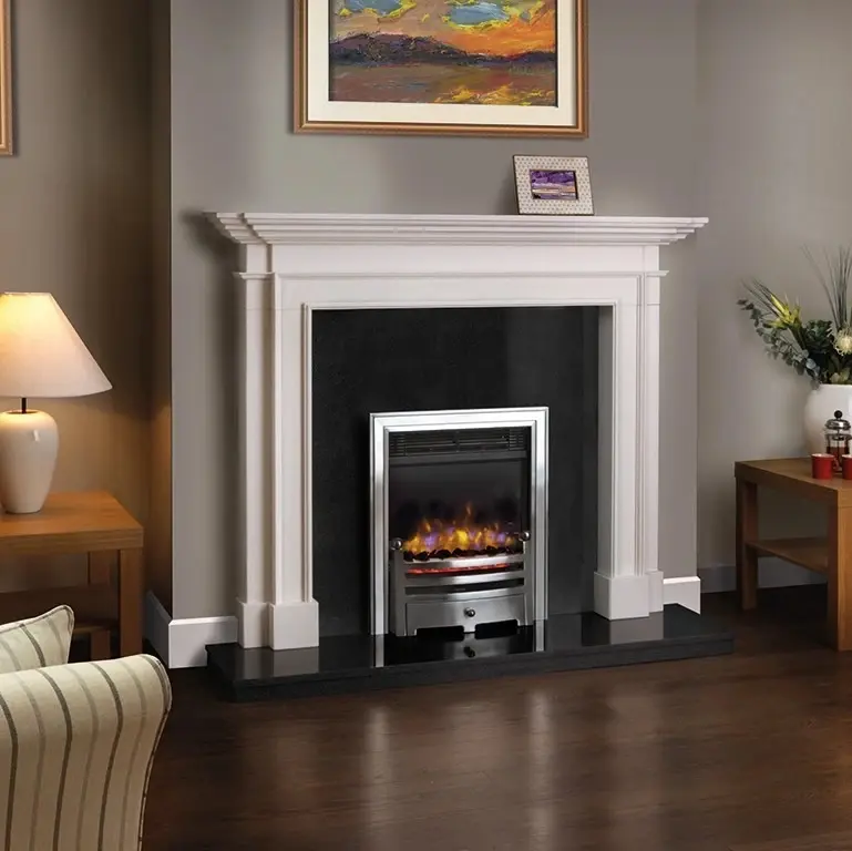 Blenheim Limestone Fireplace Surround — detail