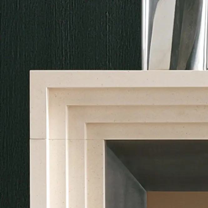 Chesneys Gaumont Limestone Fireplace Surround — detail