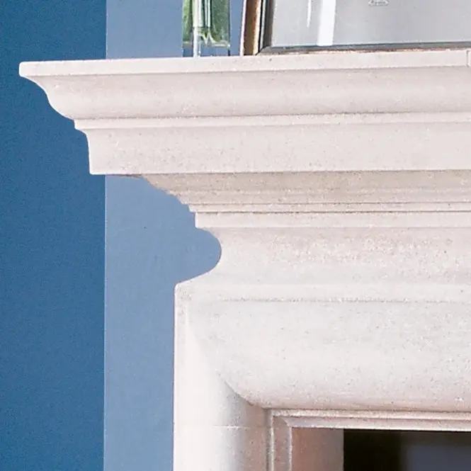 Chesneys Stirling Limestone Fireplace Surround — detail