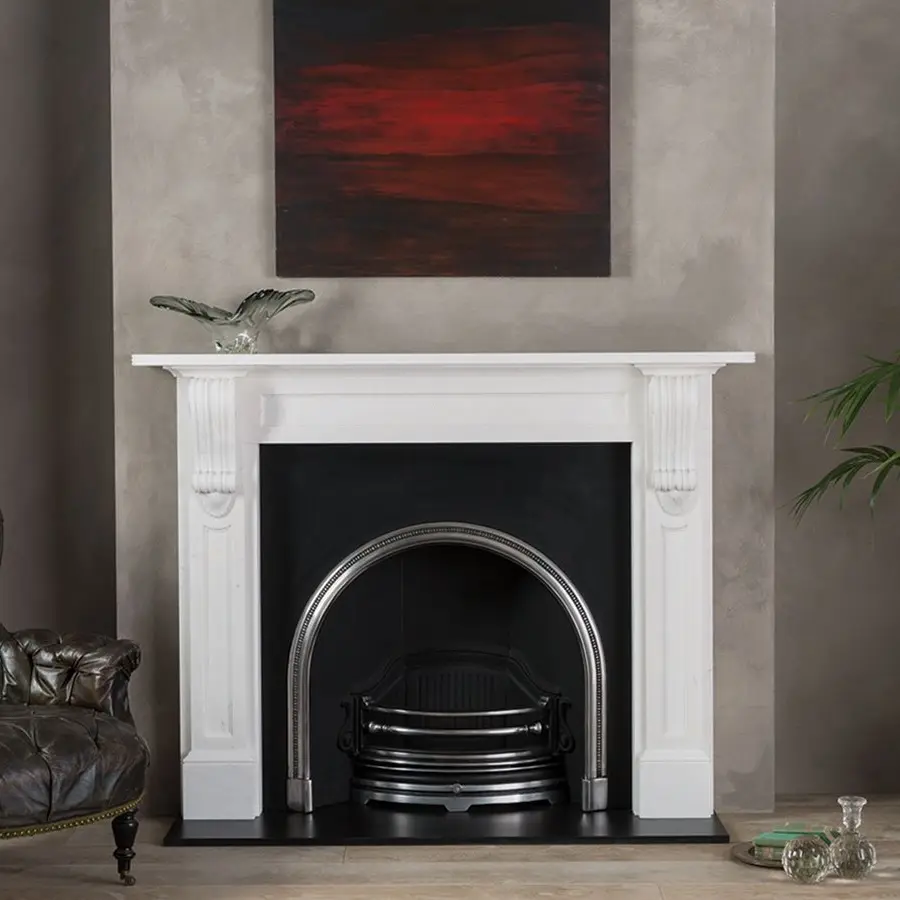 Chesneys Buckingham Marble Fireplace Surround — detail