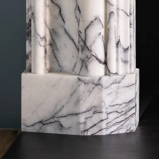 Chesneys Milo Marble Fireplace Surround — detail