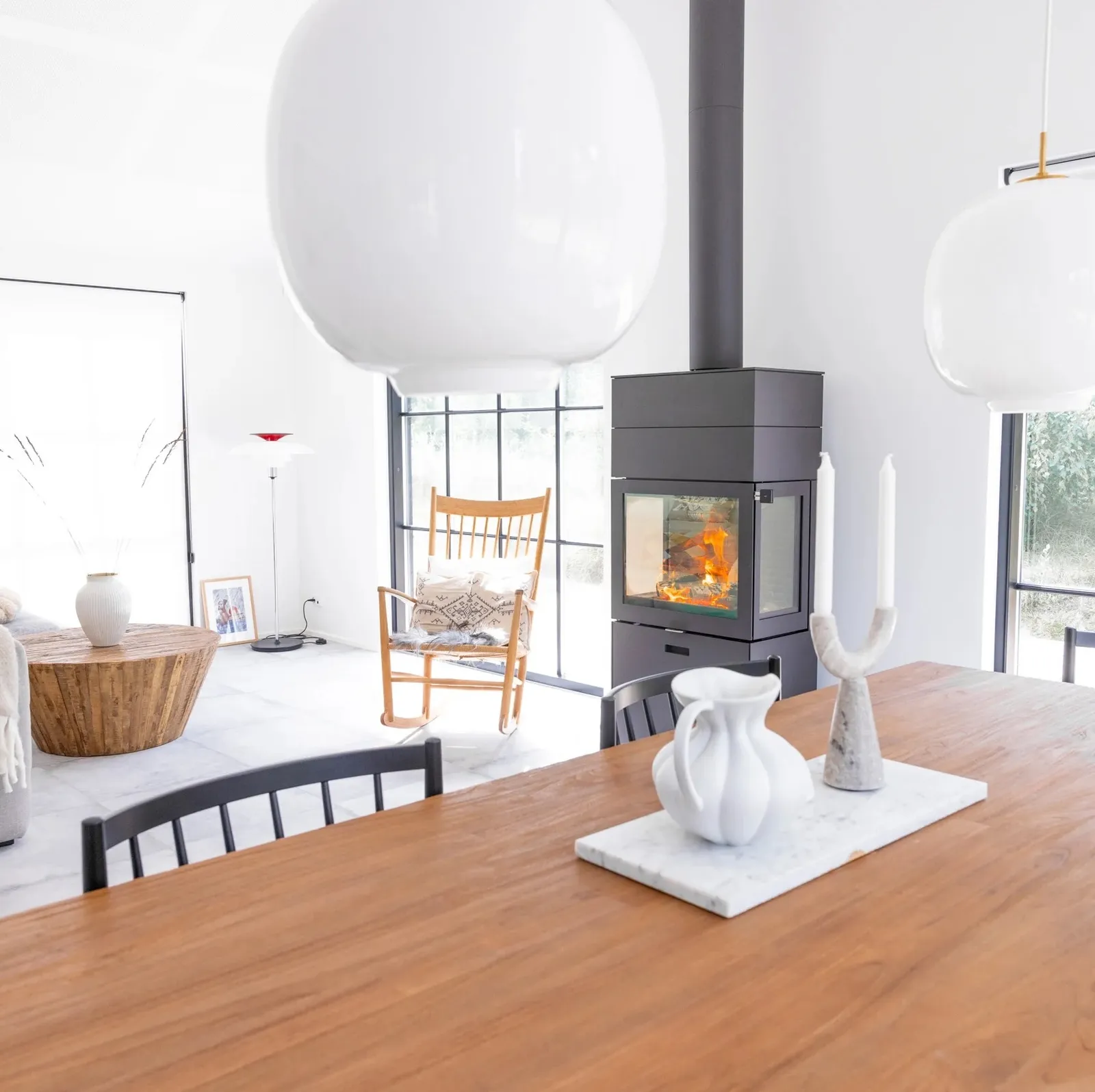 Rais 600 Max 3 Sided Wood Burner