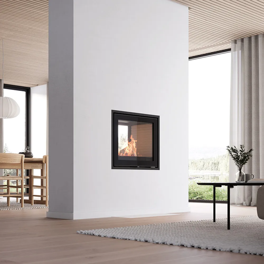 Rais 600 T Double Sided Wood Burner
