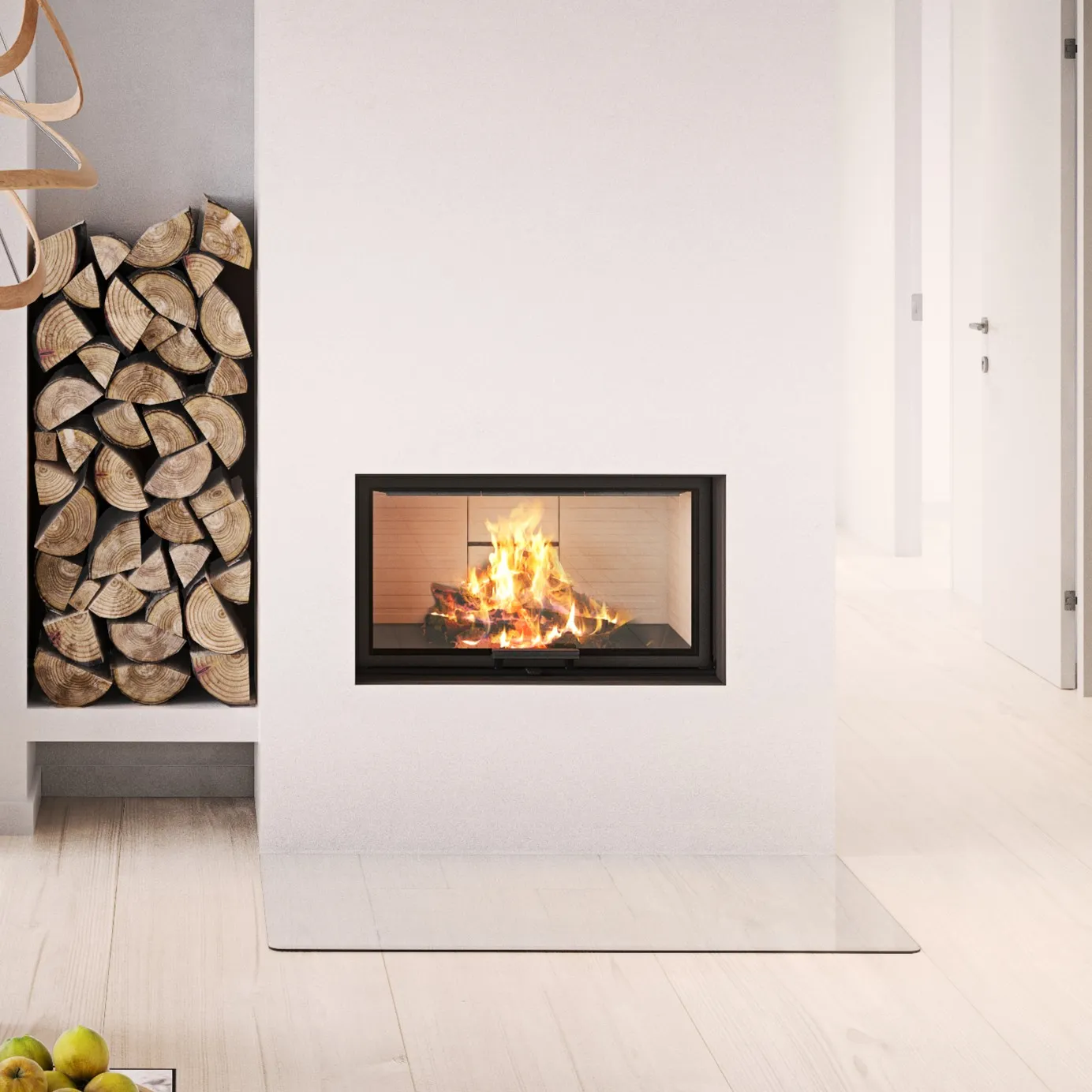 Rais Visio 1 Inset Wood Burner