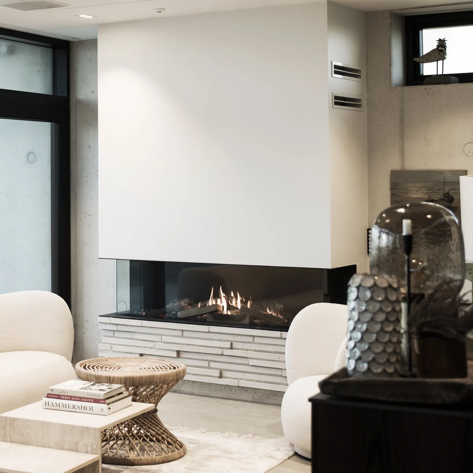 Rais Visio 160 3s 3 Sided Gas Fire