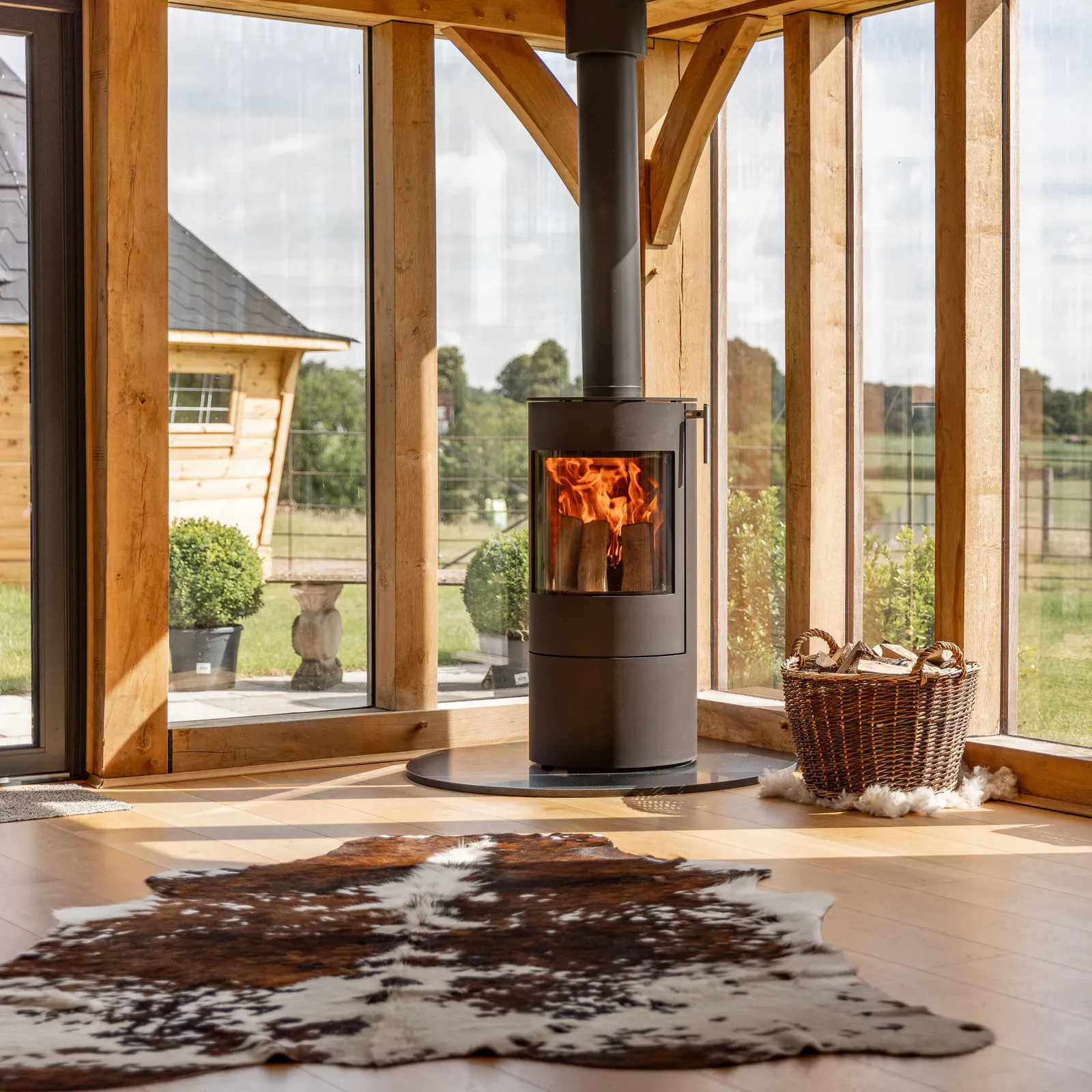 Rais Viva L Contemporary Wood Burner