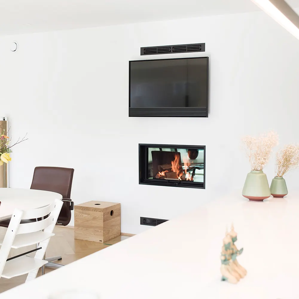 Rais Visio 2:1 Double Sided Wood Burner