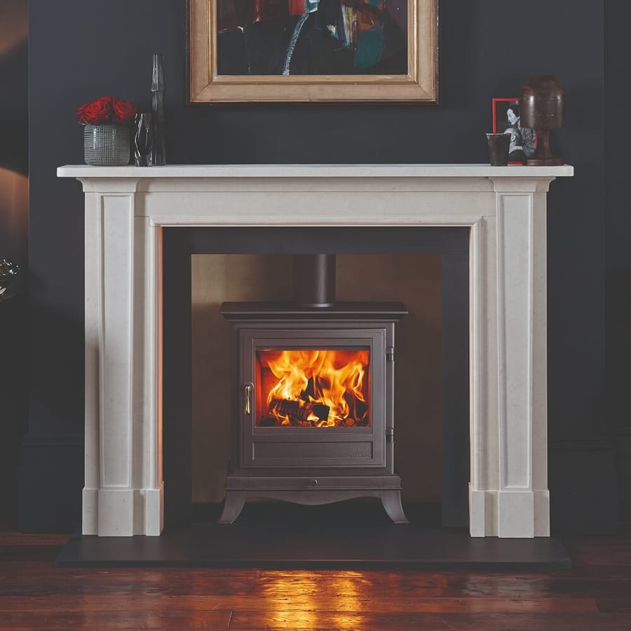 Wood burners on display in the Taunton showroom